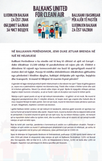Në Ballkanin Perëndimor, Jemi Duke Jetuar brenda në një Re Helmuese