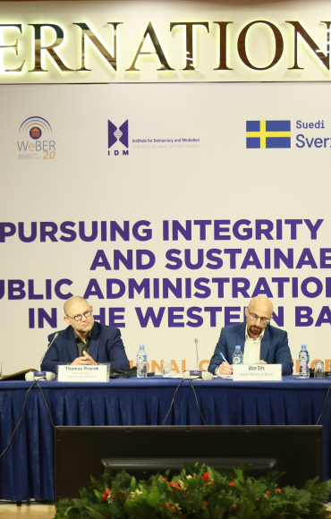 BGF part of “Pursuing Integrity-driven and Sustainable Administration Reforms in the Western Balkans” conference