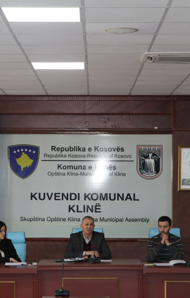 Approvement of the Action Plan “Ecosystem Services and Intelligent Investments in the Municipality of Klina”