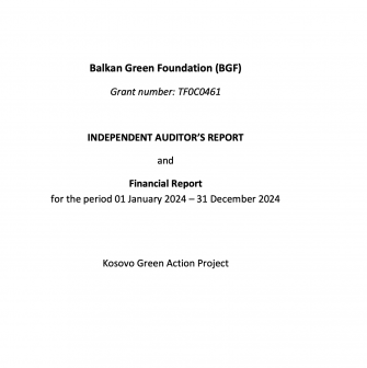 Raporti i Auditimit - Kosovo Green Action